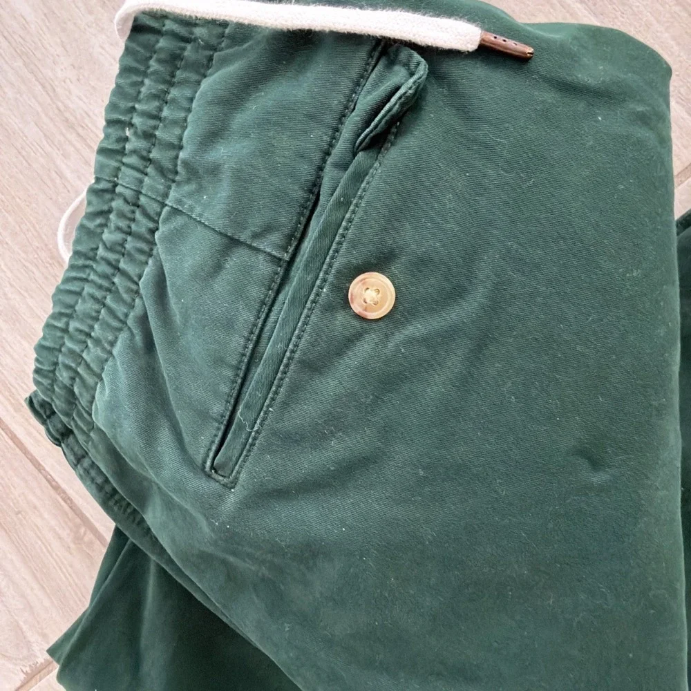 Ralph Lauren Polo Prepster Stretch Slim Tapered Pant Mens Large L Green
